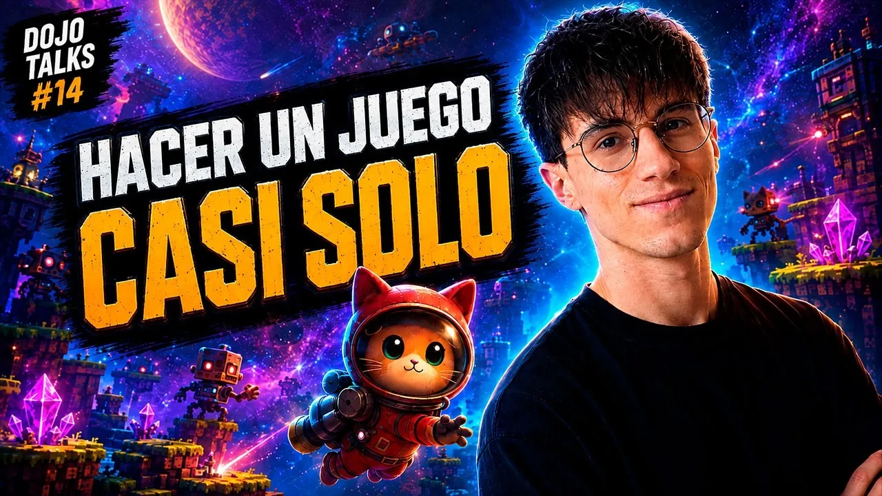 DOJO Talks #14 con Aaron de Heraan Studios sobre Cat-Astrophy