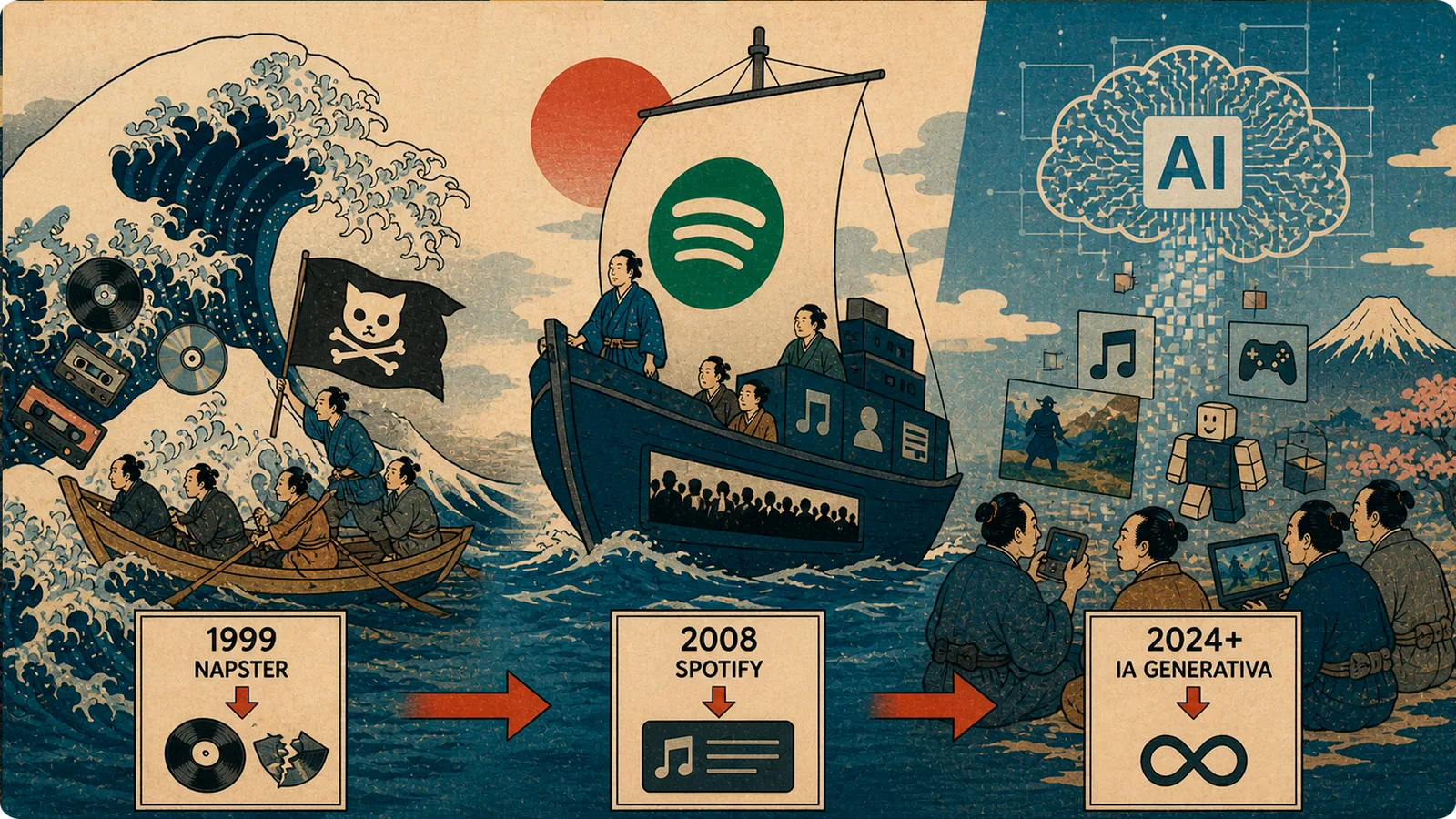 DOJO Insights 18 article thumbnail about music industry lessons for gaming platforms and AI